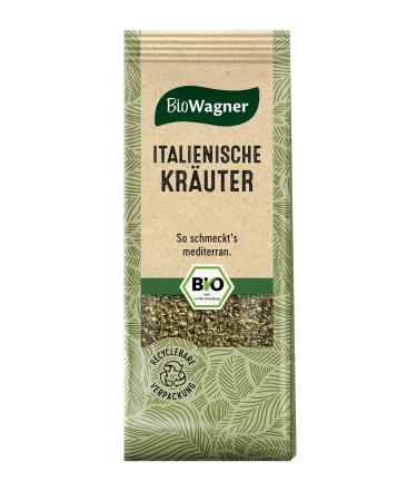 Biowagner - Bio Italian herbs |Mediterranean herbal note for tomato sauces antipasta or meat dishes |Natural organic ingredients |Recyclebare packaging |10 g - Buy Online on GoSupps.com