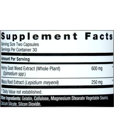 GNC Horny Goat Weed 60 Capsules - Natural Libido Support - Buy Online on GoSupps.com