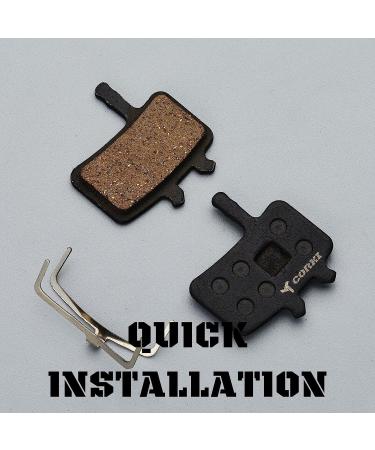 2 Pairs Bicycle Disc Brake Pads for Avid BB7 Juicy 3 5 7 - Resin Semi-Metallic Sintered Metal Brake Pads - Buy Online on GoSupps.com