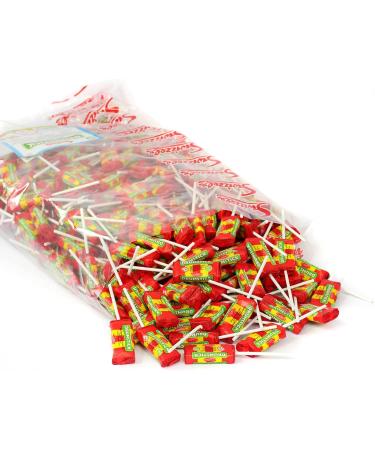 Swizzels Original Drumstick Lollies Milk & Raspberry Flavour Sweets - 3kg Bulk Bag Lollipops single - Buy Online on GoSupps.com