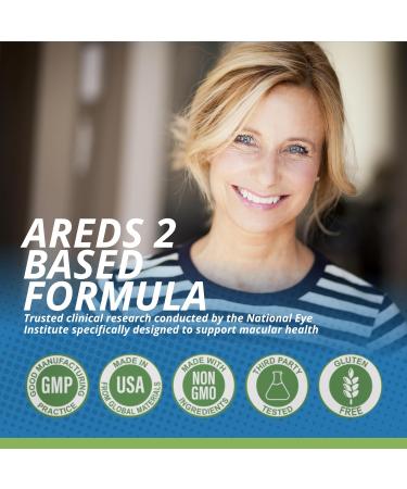 Nutrient Revolution Macular Focus Advanced AREDS 2-Inspired Eye Health Supplement with Lutein Zeaxanthin Meso-Zeaxanthin Astaxanthin Resveratrol & Bilberry Blue Light Support - 120 Count - Buy Online on GoSupps.com