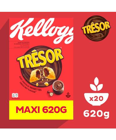 Kellogg's Chocolate Hazelnut Treasure Cereal - 620g - Buy Online on GoSupps.com