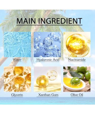 Hyaluronic Acid SPF+++++ Watery Sun Gel 50ml - 3 Pack - For All Skin Types - Buy Online on GoSupps.com