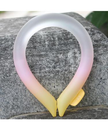 Naked Cooling Tube - Adjustable Neck Wrap | Effective Ice Rings for Hot Weather | Biudui Yellow - Portable & Hands-Free Design for Indoor & Outdoor Workers - Buy Online on GoSupps.com