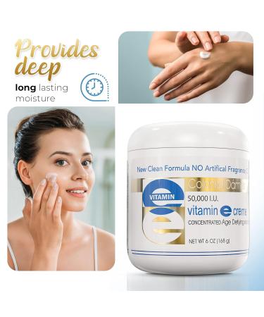 Colonial Dames High Potency 50 000 IU Vitamin E Moisturizer for Hydrating & Moisturizing Chapped Dry Skin & Fine Lines. - Buy Online on GoSupps.com