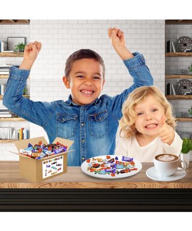 CHOCOLATE MIX | Assortment of 100 Mini Chocolates Kinder Celebrations Milka Daim | Over 760g of individually wrapped Treats to share - Buy Online on GoSupps.com