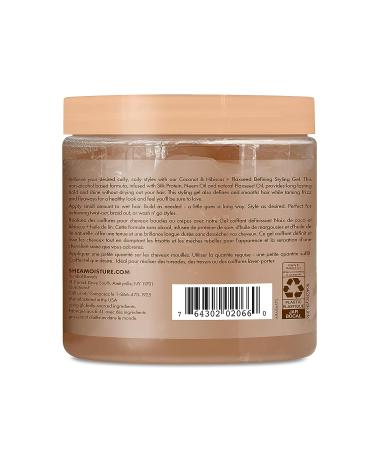 SheaMoisture Coconut Hibiscus Styling Gel for Thick Curly Hair - 15 oz (Pack of 1) | Paraben-Free & Frizz Control - Buy Online on GoSupps.com