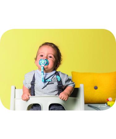 MAM Pacifier Clips for Baby Girls - 2 Count, Fasteners and Flexible Rings, Assorted Designs - 2 Pack - Buy Online on GoSupps.com