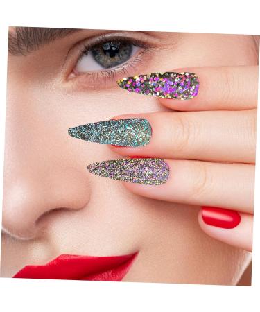  MUCKLILY Nail Art Glitter Sequins 6 Colors Nails Glitter Flakes Nail Art Supplies Shiny Acrylic Nails Powder Confetti Nail Sparkle Glitter For Nails Decoration Manicure - Buy Online on GoSupps.com