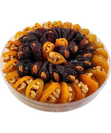 Dried Fruit and Nuts Gourmet Gift Box - Apricots with Walnuts and Prunes with Almonds - Unsweetened Healthy Snack - Noyland - Buy Online on GoSupps.com