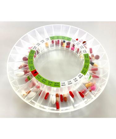 DoseControl Automatic Pill Medication Dispenser 2021 - Large Display, 9 Alarms, High Capacity Container - Ideal for Alzheimer's & Dementia Patients - Buy Online on GoSupps.com