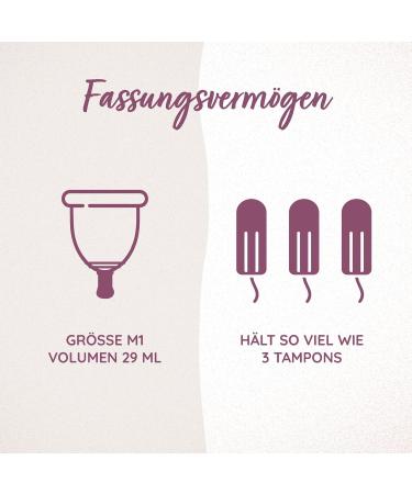 Mylily Menstrual Cup - 100% Medical Silicone Eco-Friendly BPA & Latex-Free Reusable Cost-Saving | Available in 5 Sizes (M1) - Buy Online on GoSupps.com