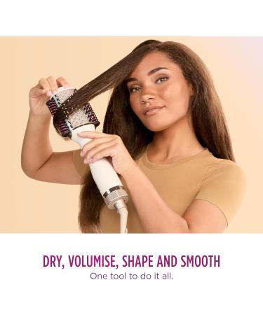 Shark SmoothStyle Heated Brush and Comb | Wet & Dry | Smoothing Hot Air Brush | 3 Temperatures | Soft & Voluminous Finish | All Hair Types | Silk HT202UK - Buy Online on GoSupps.com