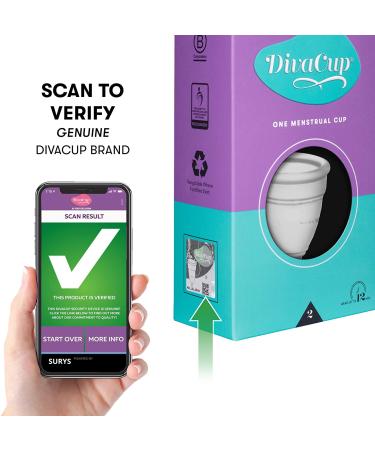 Diva Cup Model 2 by Diva International | Menstrual Cup for Comfort & Protection - Buy Online on GoSupps.com