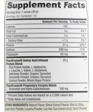 Plantfusion Protein Powder Vanilla Bean 1 lb - Premium Vegan Protein for Optimal Nutrition - Buy Now Internationally - Buy Online on GoSupps.com