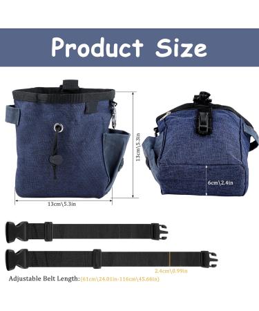 Svalor Treats for Dogs | Versatile Hands-Free Training Feed Bag with Feces Dispenser & Adjustable Belt - Blue - Buy Online on GoSupps.com