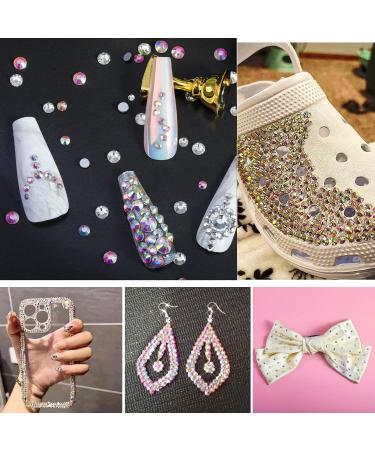 Beadsland 288 PCS Flat Back Rhinestones - SS30 Crystal White Nail Crystals for Nails | High-Quality Nail Art Supplies - Buy Online on GoSupps.com
