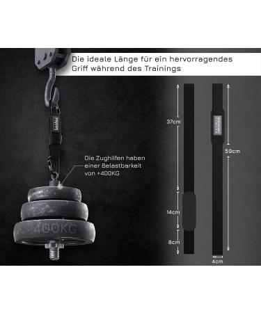 Breaking Limits Train Aids | Weight Lifting Wrist Bandages & Lifting Straps for Strength Training Bodybuilding Powerlifting - Black - Buy Online on GoSupps.com