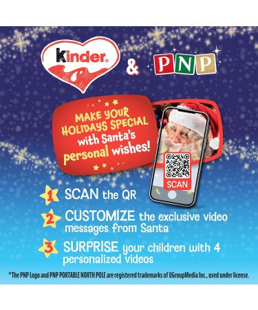 KINDER Advent Calendar with KINDER SURPRISE Pink Edition KINDER Mini Eggs KINDER CHOCOLATE KINDER SCHOKOBONS and Hollow Santa 24 Treats 182g - Buy Online on GoSupps.com