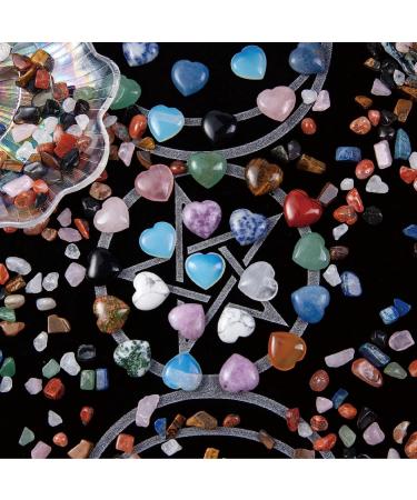 15 PCS Natural Heart Crystals Healing Gemstones Set - Chakra Stones for Reiki Balancing and Crystal Lovers - Bulk Decor Gift - Buy Online on GoSupps.com