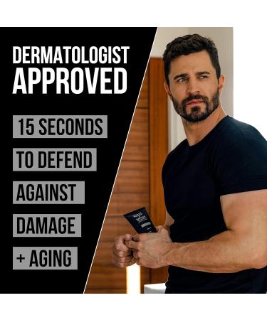 RUGGED & DAPPER Age + Damage Defense Facial Moisturizer and Ronan Cologne for Men - Buy Online on GoSupps.com