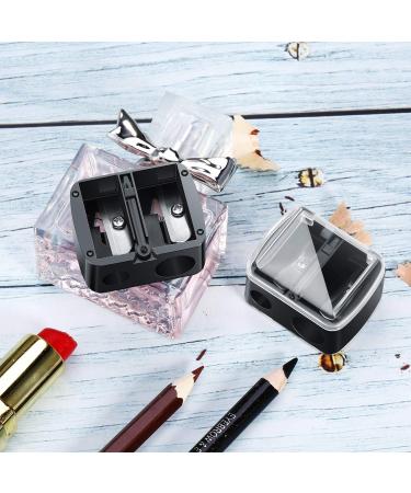 5 Pack Dual Cosmetic Pencil Sharpener for Eye Makeup (Black) - Buy Online on GoSupps.com