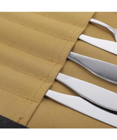 BESPORTBLE Portable Bbq Camping Silverware Kit Cutlery Organizer Picnic Utensil with Bag Spoon Fork Chopstick Set for Hiking Travel Home Silver Serving Utensils Stainless Steel - Buy Online on GoSupps.com