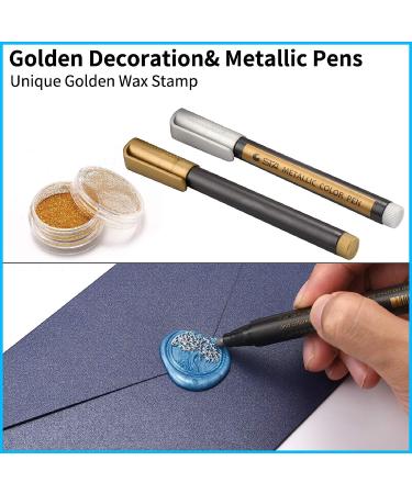 CHUHUAYUAN Wax Seal Stamp Kit with Gift Box  24 Colors and 624 Pcs Wax Seal Beads with Wax Seal Stamp  Sealing Wax Warmer  Wax Seal Metallic Pen and Envelope  Wax Seal Kit for Gift and Decoration - Buy Online on GoSupps.com