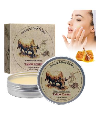 WAWJ® Beef and Honey Balm, Organic Beef Balm for Face and Body, Beef Balm with Honey and Olive Oil, Organic Beef Care, Deep Care for Sensitive Skin