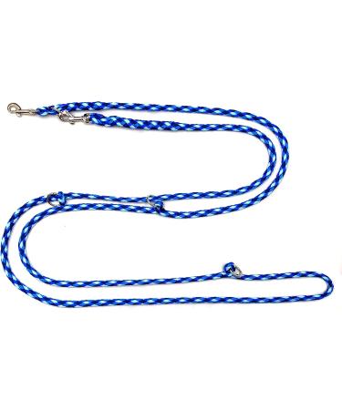 Lightweight Double Line Dog Linen for Small Dogs - 2.40m 2.80m 3.50m 4-Fold Adjustable Ocean Blue Tones - Perfect for Pets Up to 15kg - Buy Online on GoSupps.com