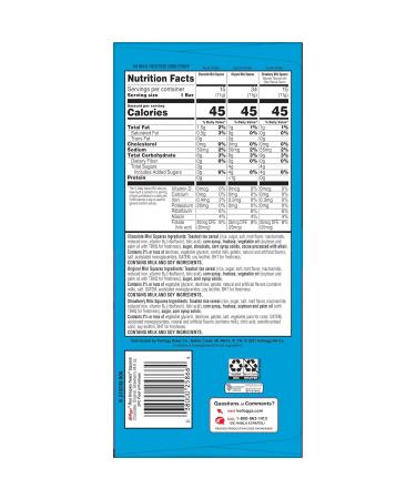 Rice Krispies Treats Mini Marshmallow Snack Bars Variety Pack - 64 Bars - Buy Online on GoSupps.com