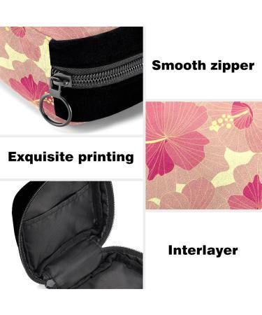 GIAPB Period Bag - Pink Flower Sanitary Napkin Storage & Makeup Pouch - Buy Online on GoSupps.com