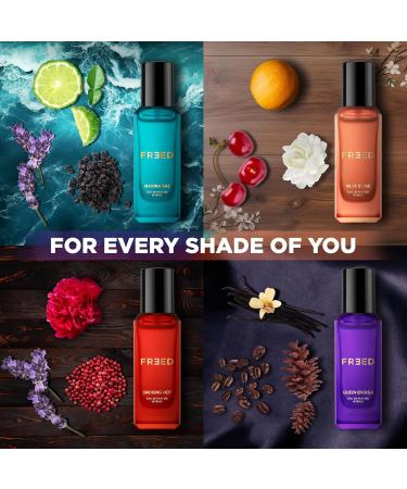 Fre'ed Extra AF Perfume Box | Queen Energy Smokin' Hot Musk Bomb & Marina Bae EDP | Date Night Perfume For Her | Intense & Long Lasting Spicy Oriental Eau De Parfum | Best Gift for Women (4 x 20ml) - Buy Online on GoSupps.com