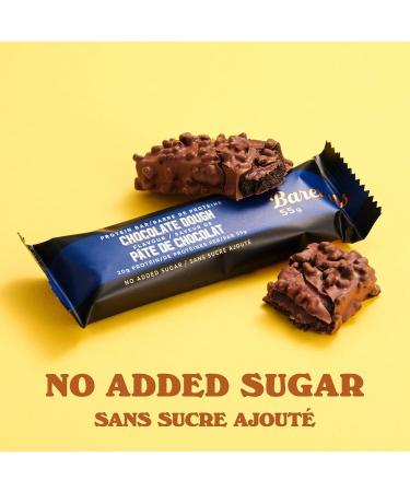 Barebells Protein Snacks Bars Chocolate Dough - 55g of High Protein - Chocolate Protein Bar with 1g of Total Sugars - Perfect on The Go Protein Snack & Breakfast Bars Chocolate Dough 12 Count (Pack of 2) - Buy Online on GoSupps.com