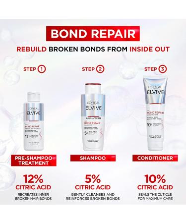 L'Oreal Paris Elvive Bond Repair Conditioner 150ml - Deep Repair for Damaged Hair - Buy Online on GoSupps.com