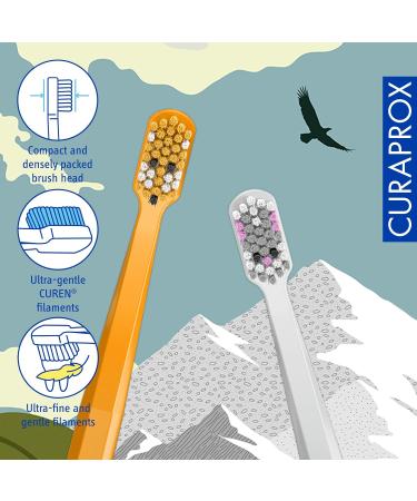 Curaprox CS 5460 Duo Fox and Hare Edition 2024 - Best Soft Toothbrush for Gentle Cleaning | International Shipping Available - Buy Online on GoSupps.com
