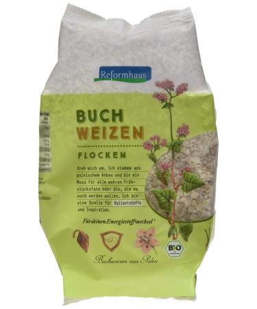 Health food store buckwheat flakes organic 500g 500 g (1 pack) - Buy Online on GoSupps.com
