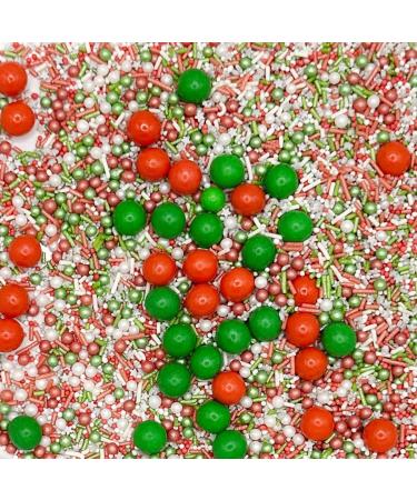 Merry Berry Sprinkletti Christmas Cake Topper - 100g Edible Festive Decorations for Xmas Party Cakes - Buy Online on GoSupps.com
