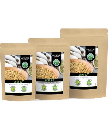 Organic Yellow & White Mustard Seeds 1kg - 100% Natural & Vegan - Buy Online on GoSupps.com