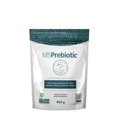 Prebiotic Fiber Supplements by MSPrebiotic | Very High Source of Fiber | Original Functional Fibre Superfood | Gut Health Supplement that Feed Probiotics | Prebiotic Fiber Powder for Weight Management (454g)