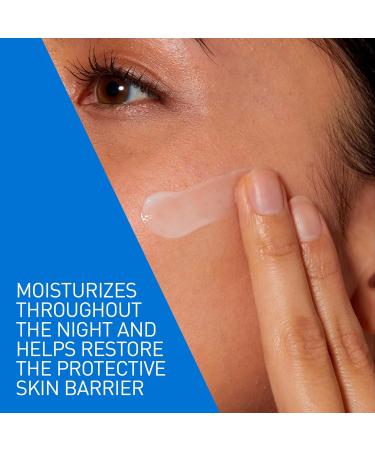 CeraVe Facial Moisturizing Lotion Pm | Ultra Lightweight Night Face Moisturizer With Hyaluronic Acid | Fragrance Free 89 Milliliters (1 Pack) - Buy Online on GoSupps.com