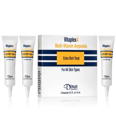 VitaplexA Multi-Vitamin Ampoules Extra Rich Treatment 3 Ampoules .5 oz. 15 ml.