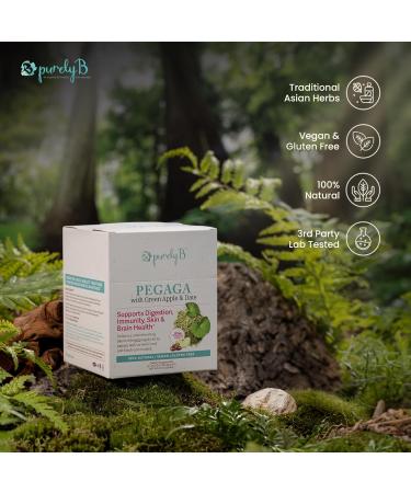 Pegaga (Gotu Kola) Herbal Blend | Rejuvenate Your Health with Ancestral Malaysian Wisdom | Immunity Gut Skin and Mind Support | 100% Natural Vegan Gluten-Free Powder | 30 Sachets 0.45 Ounce (Pack of 30) 30 - Buy Online on GoSupps.com