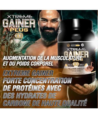 Extreme Gainer | With Whey Protein Magnesium Oatmeal & Maca | High Carbonhydrate Content | Weight Gain | Increased Muscle Mass | Chocolate 1.5 kg - Buy Online on GoSupps.com