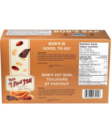 Bob's Red Mill Oat Bar Peanut Butter & Chocolate (Pack Contains 12 Units of 50g Each) - Buy Online on GoSupps.com