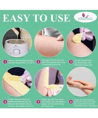 Premium 1kg Dermawax Vanilla Film Wax Pearls - No Strips Needed for Brazilian Full Body Face & Arm Hair Removal | International Shipping Available - Buy Online on GoSupps.com