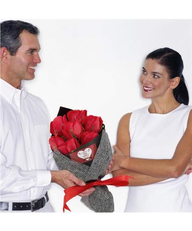 Birthday Gifts for Her | Spa Bath Gift Basket with Red Rose & Jasmine | Essential Oils Soaps Hand Lotion & Stuffed Bear - Buy Online on GoSupps.com