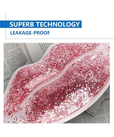  TOUISEDGI Lip Ice Pack Lip-Shaped Gel Ice Pack Reusable to Reduce Swelling and Leakage Hot and Cold Compress for Replenishment - Buy Online on GoSupps.com