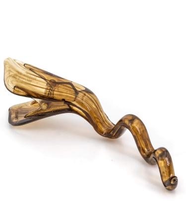 Mini Wave Hair Clip in Light Amber - Small (9cm) | Made in Germany | WeLoveBeads - International Shipping Available - Buy Online on GoSupps.com