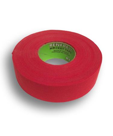 Renfrew, Cloth Hockey Tape, 1" (Red, 25m)